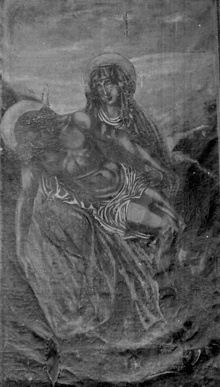 Pietà (dipinto, opera isolata) di Argento Luigi (prima metà sec. XIX)