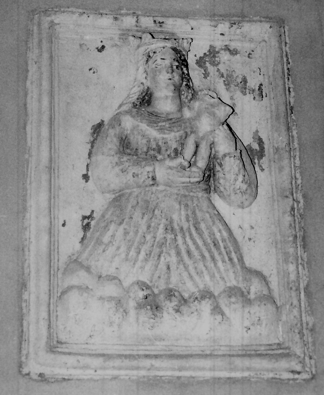 Madonna con Bambino (rilievo, opera isolata) - bottega calabrese (fine sec. XIX)