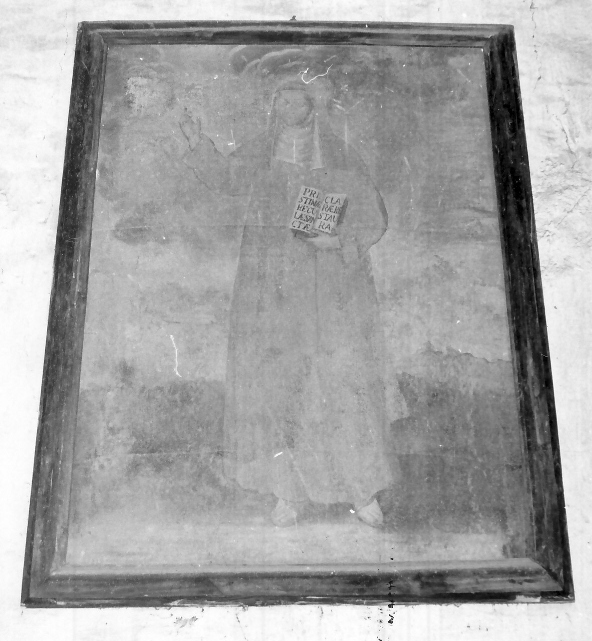 Santa Chiara (dipinto, opera isolata) - ambito calabrese (metà sec. XIX)