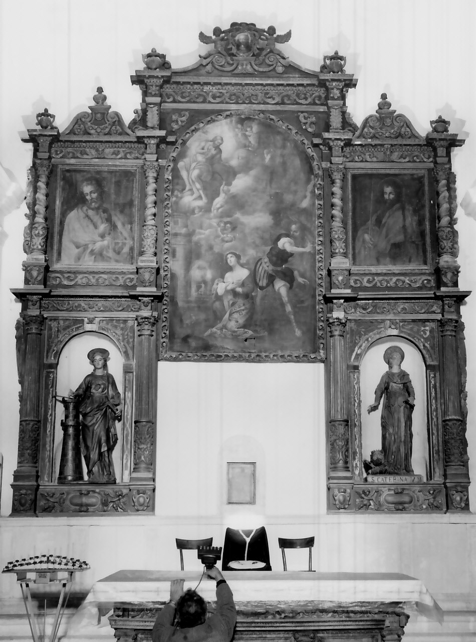 altare, opera isolata - bottega calabrese (metà sec. XVII)