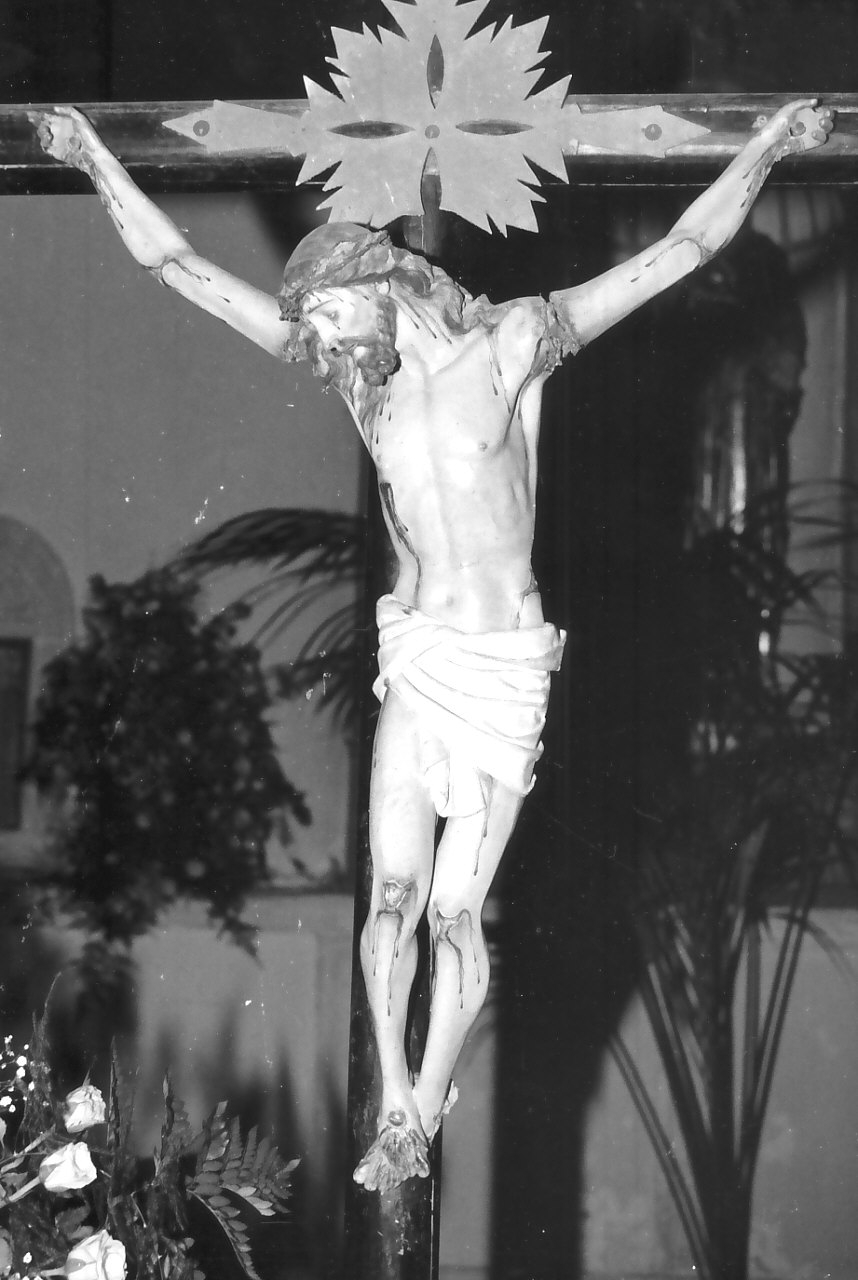 crocifisso, opera isolata - bottega Italia meridionale (fine sec. XIX)