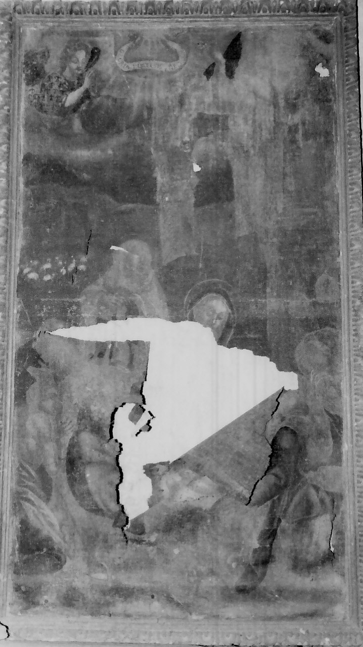 natività di Gesù (dipinto, opera isolata) - ambito Italia meridionale (prima metà sec. XIX)