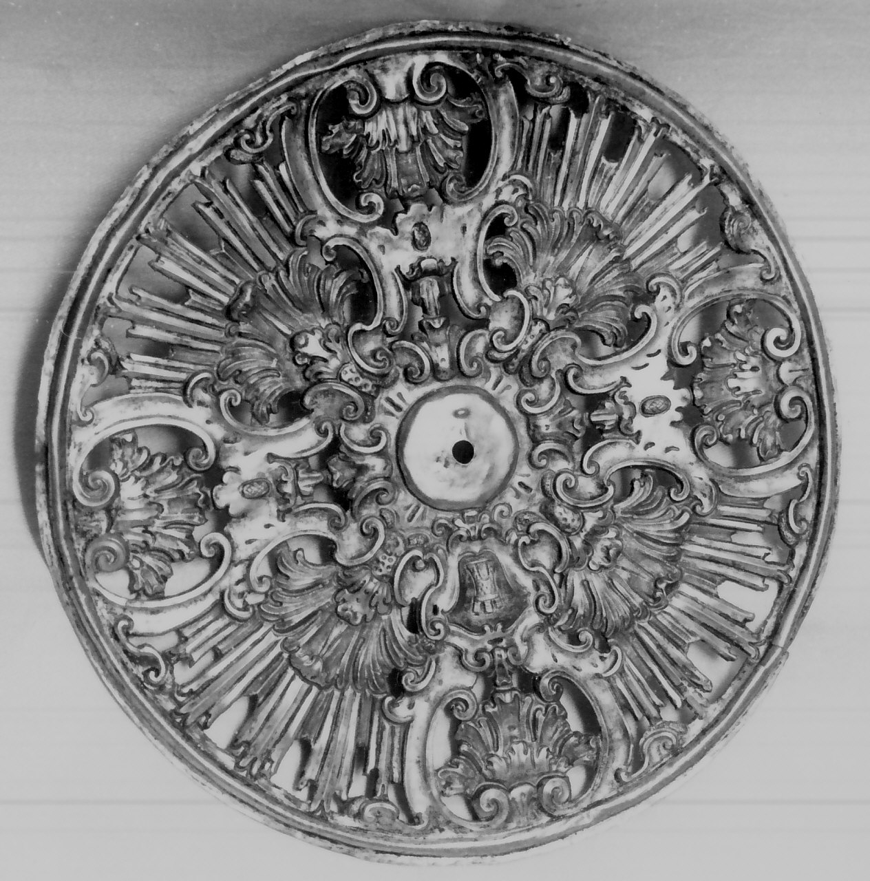 aureola di statua, opera isolata - bottega napoletana (prima metà sec. XVIII)