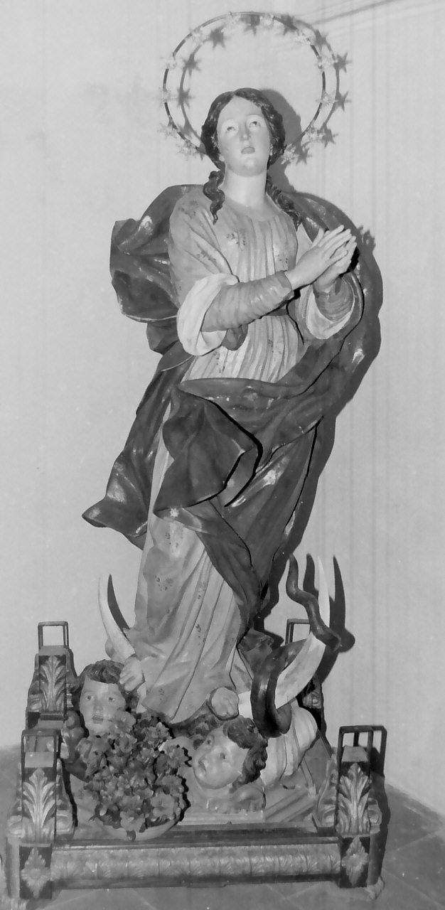 Madonna Immacolata (statua, opera isolata) - bottega calabrese (seconda metà sec. XVIII)