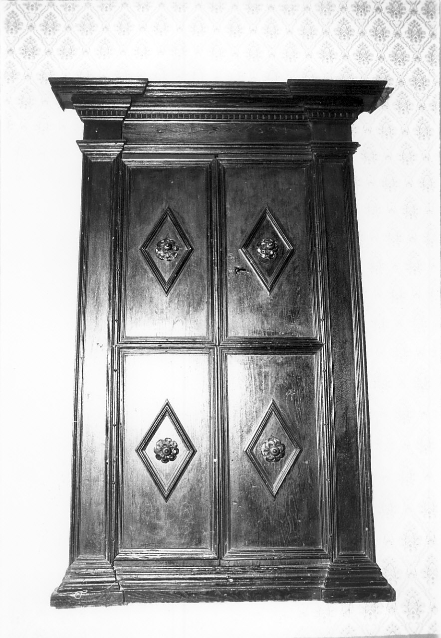 stipo - a muro, opera isolata - bottega di Morano Calabro (inizio sec. XVIII)