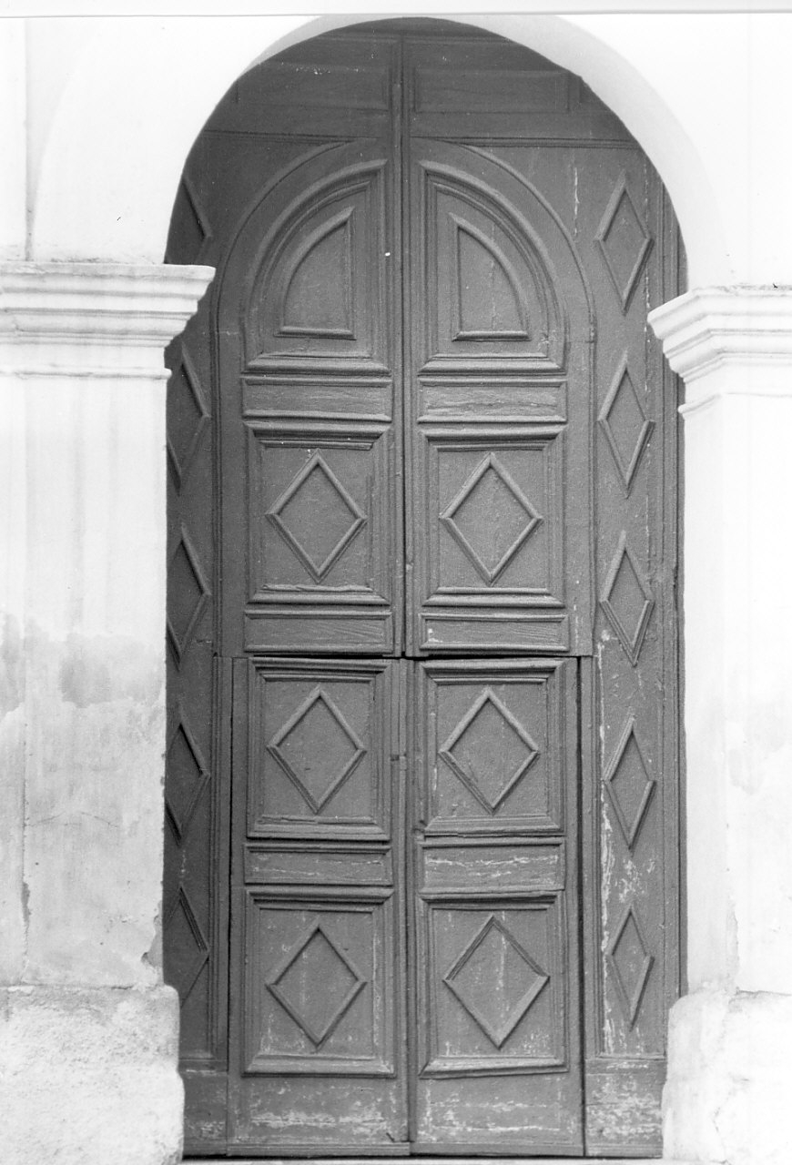 portone - a due battenti, opera isolata - bottega calabrese (metà sec. XVIII)