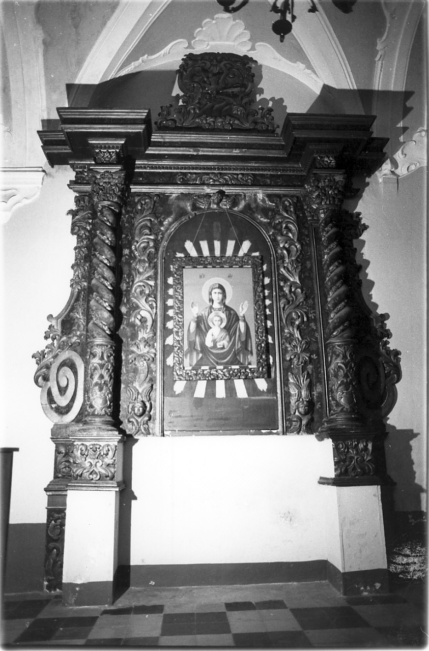 mostra d'altare, opera isolata - bottega di Morano Calabro (sec. XVIII)