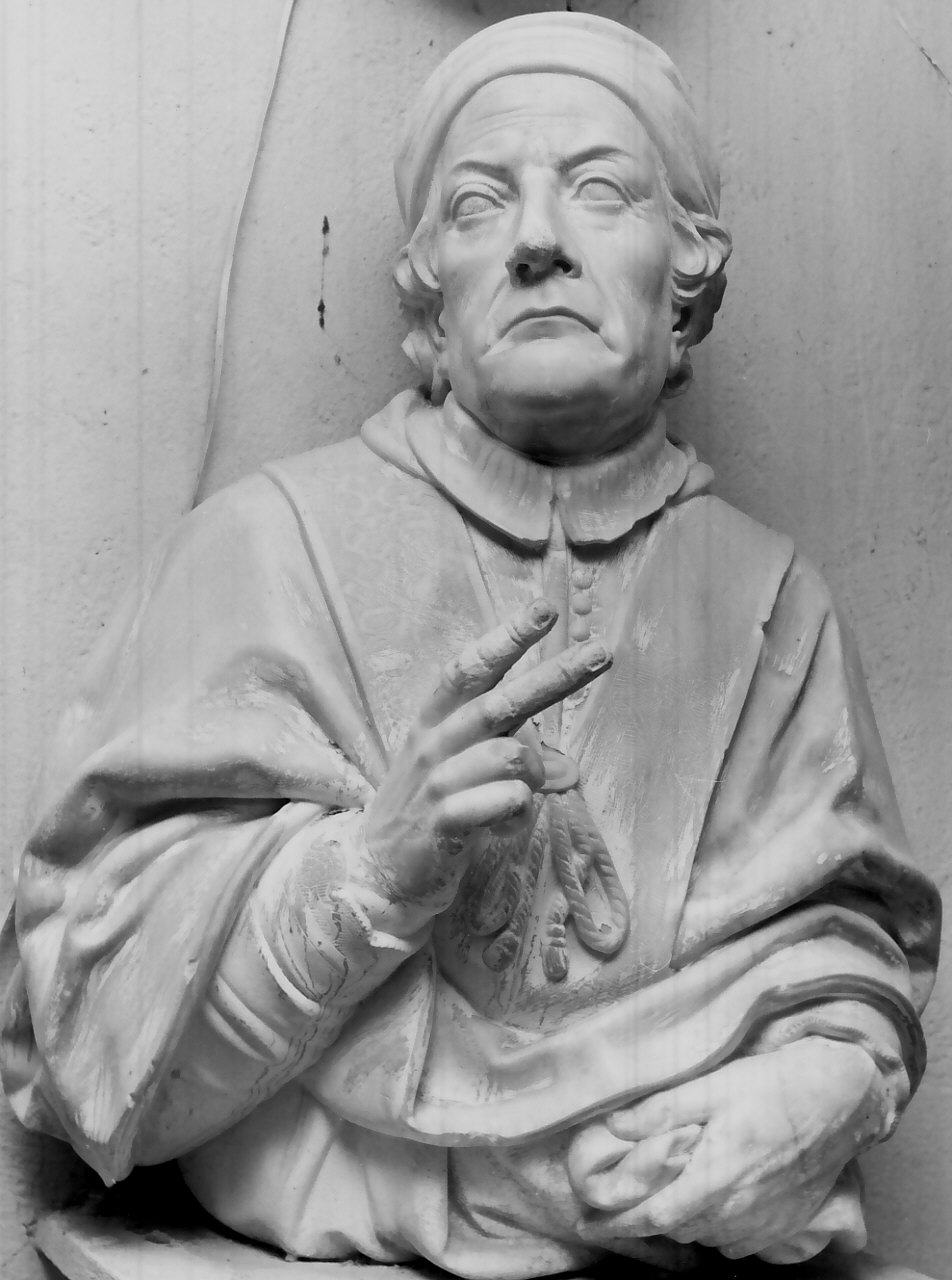 papa Clemente XII (busto, opera isolata) - bottega Italia meridionale (sec. XVIII)