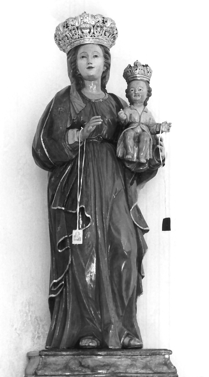Madonna del Carmelo (statua) - bottega Italia meridionale (sec. XVIII)