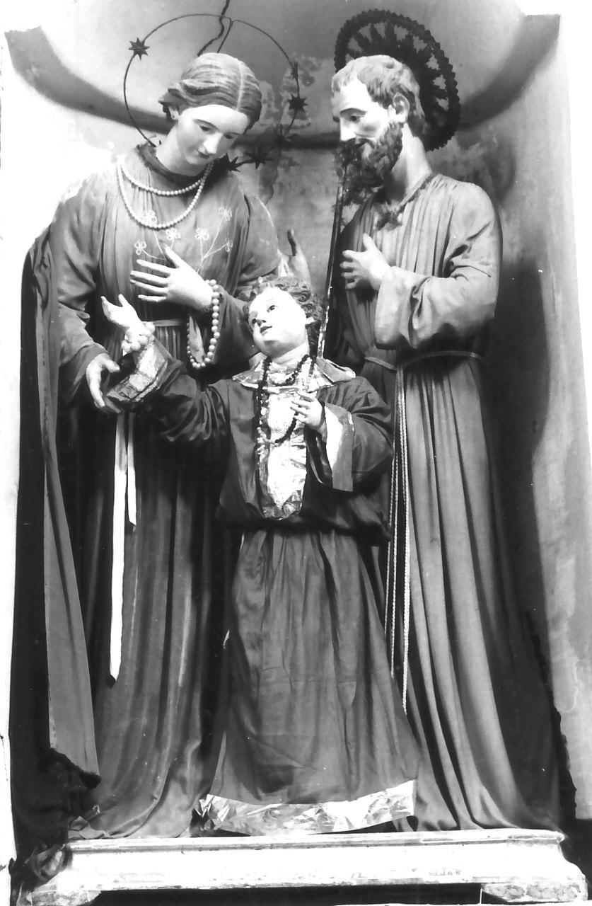 Sacra Famiglia (gruppo scultoreo, elemento d'insieme) - bottega Italia meridionale (fine/inizio secc. XIX/ XX)