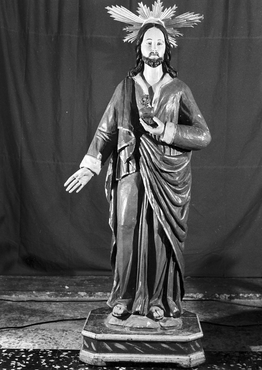 Sacro Cuore di Gesù (statua) - bottega calabrese (fine sec. XIX)