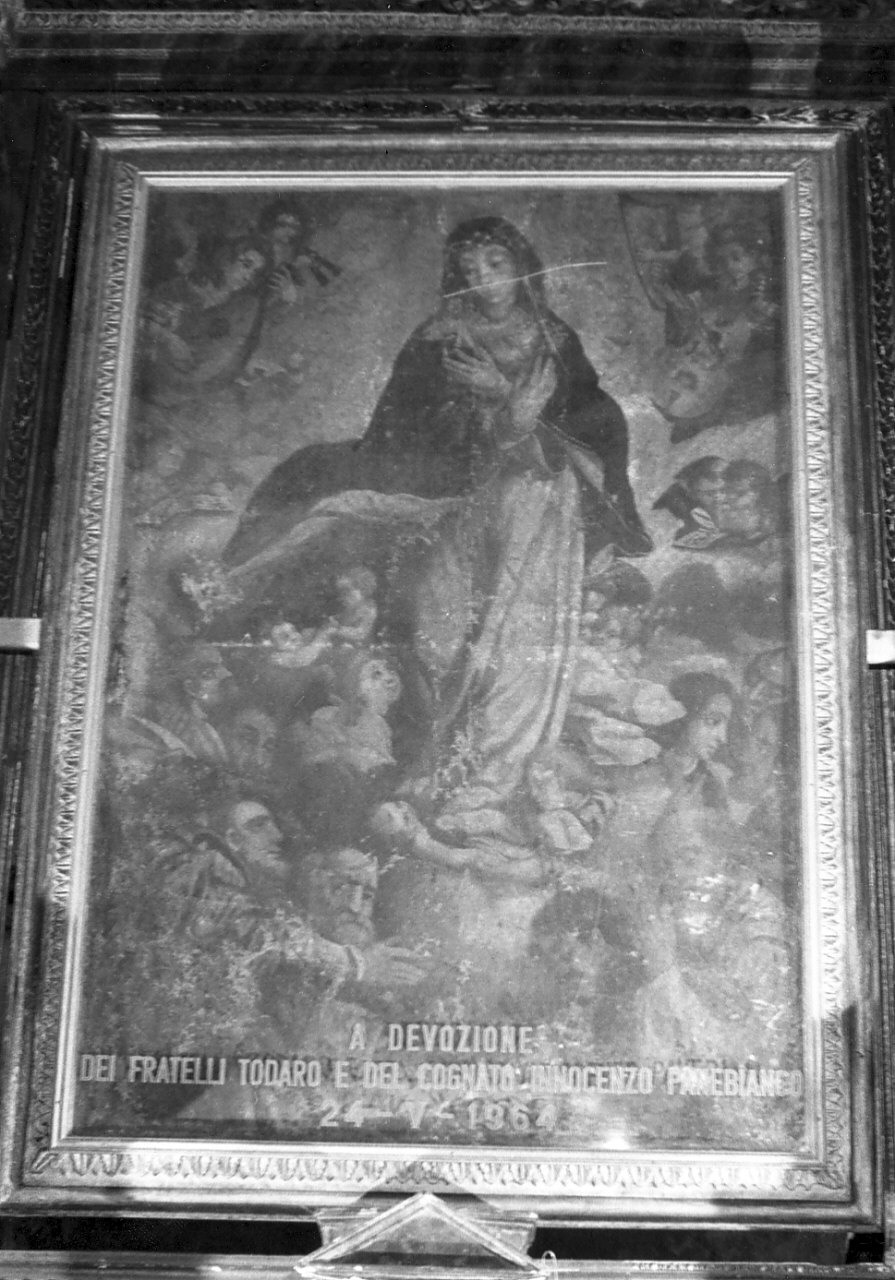 Madonna Assunta con angeli (dipinto) - ambito Italia meridionale (prima metà sec. XVII)