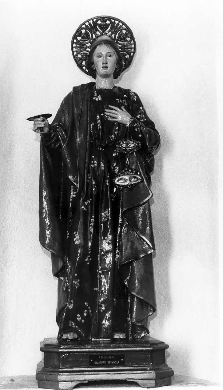 Santa Lucia (statua) - bottega pugliese (?) (fine/inizio secc. XIX/ XX)