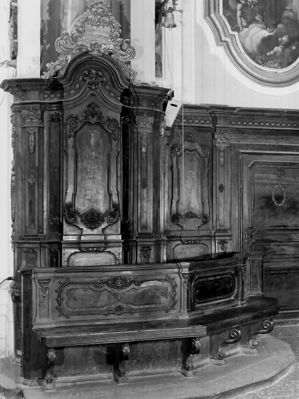 stalli del coro di Lattari Antonio (inizio sec. XIX)