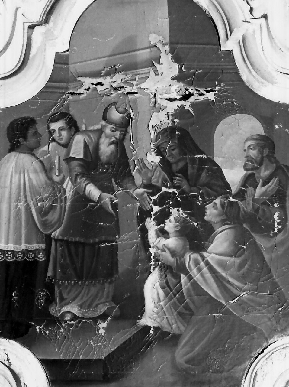 presentazione di Gesù al tempio (dipinto) - ambito Italia meridionale (sec. XIX)