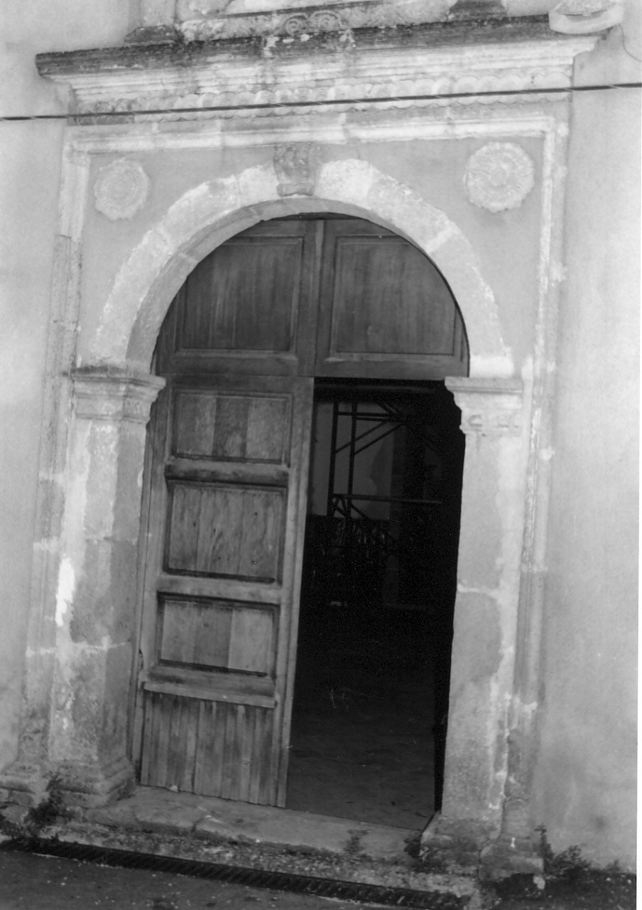 portale, opera isolata - bottega calabrese (secc. XVII/ XVIII)