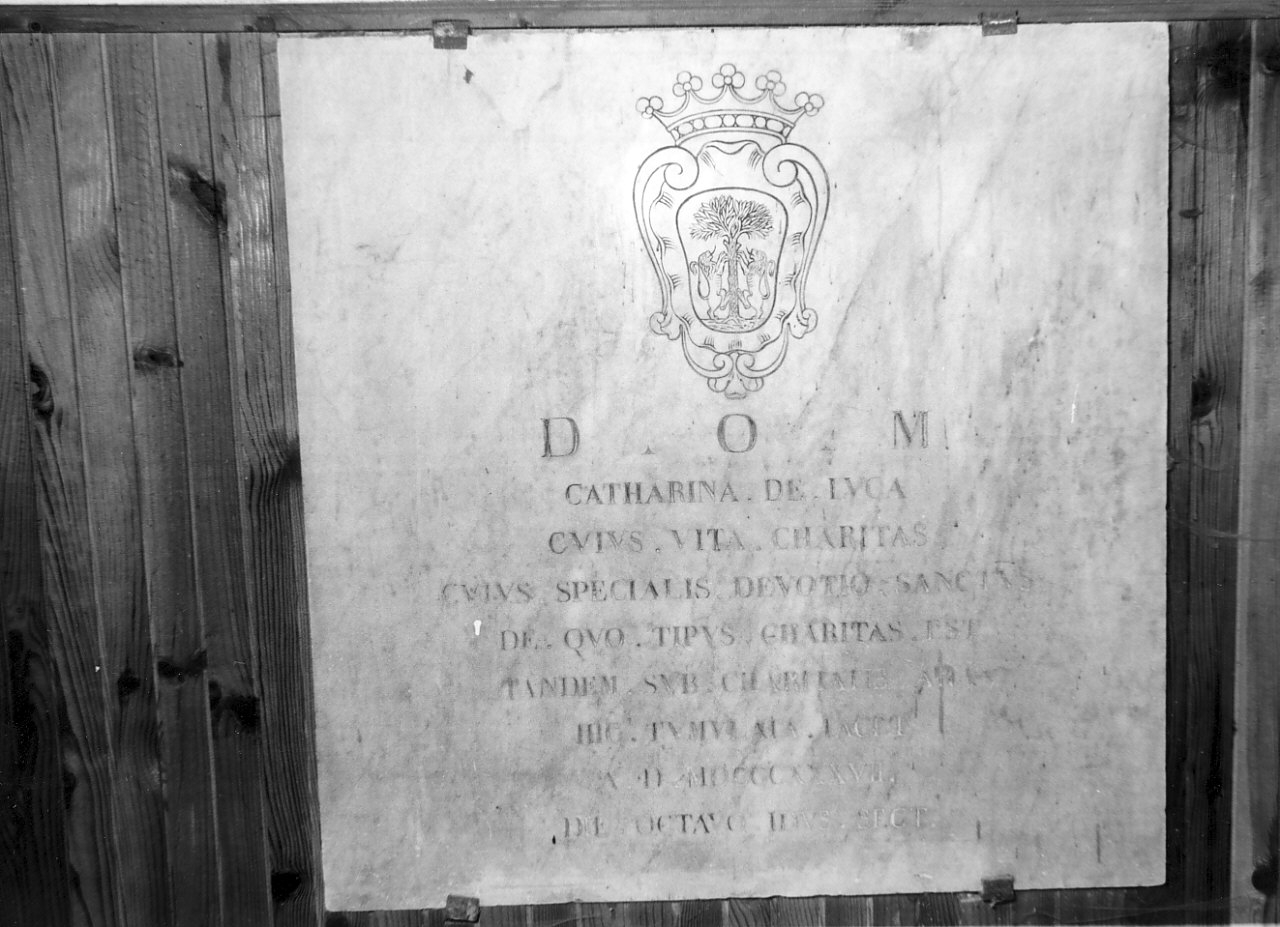 lastra tombale, opera isolata - bottega calabrese (sec. XIX)