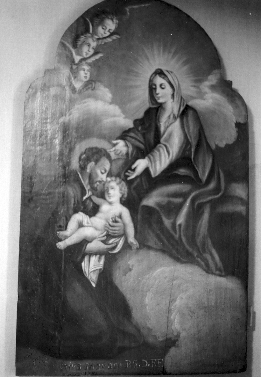 Madonna con Bambino e San Gaetano (dipinto, opera isolata) - ambito calabrese (sec. XVIII)