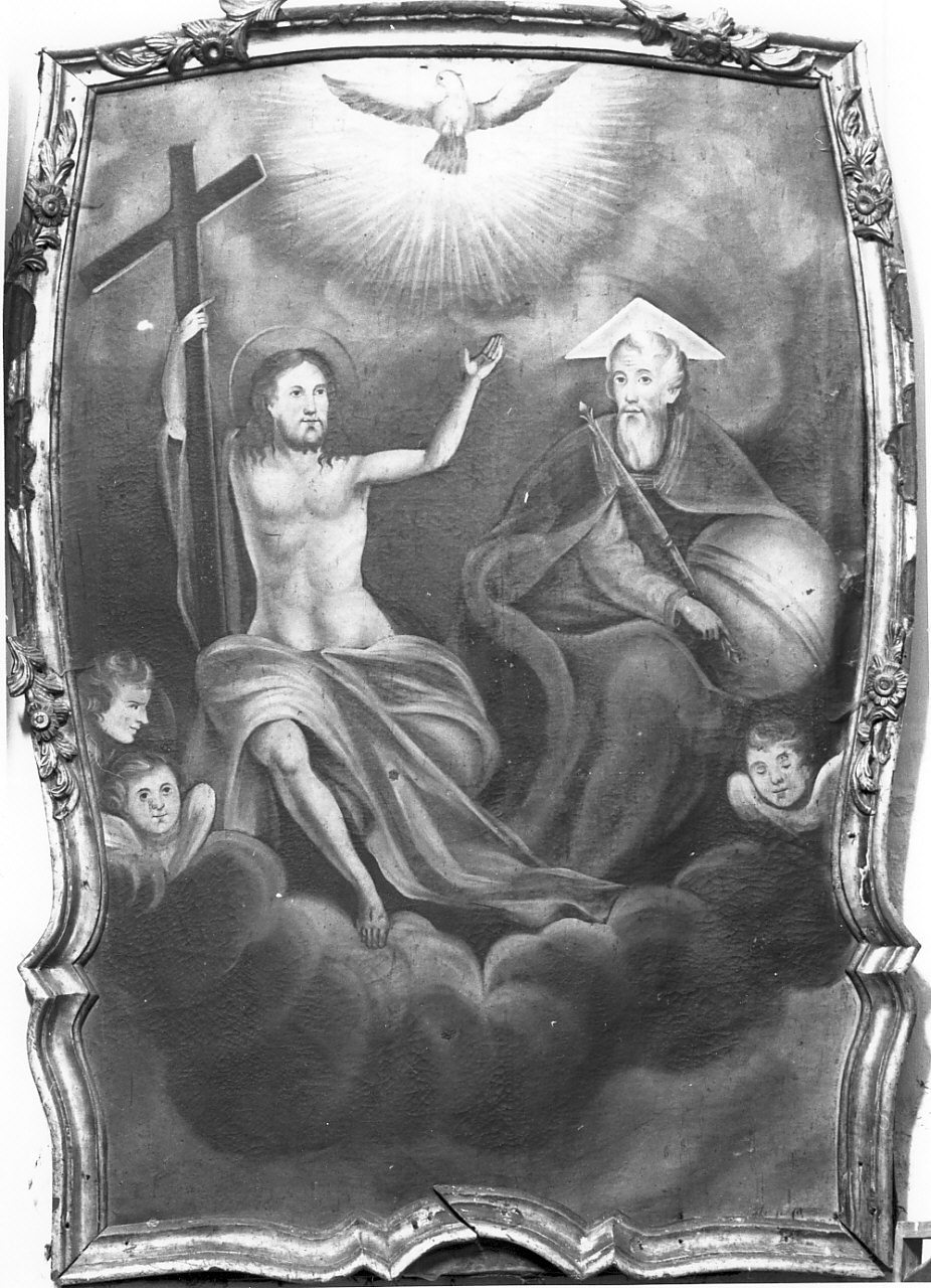 Trinità (dipinto, opera isolata) - ambito calabrese (sec. XIX)