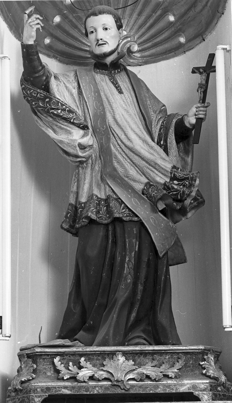 San Francesco Saverio (statua, opera isolata) - bottega napoletana (sec. XVIII)