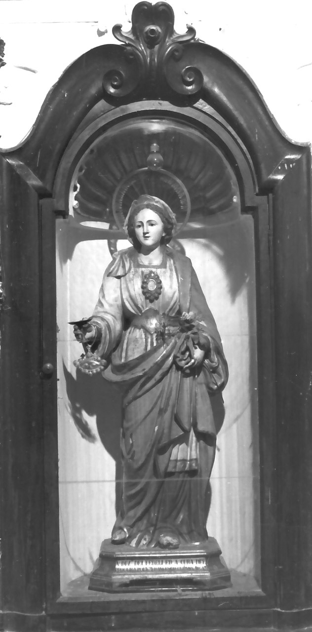 mostra di nicchia, opera isolata - bottega calabrese (sec. XVIII)