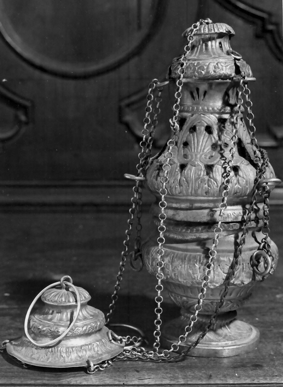 turibolo, opera isolata - bottega napoletana (seconda metà sec. XIX)