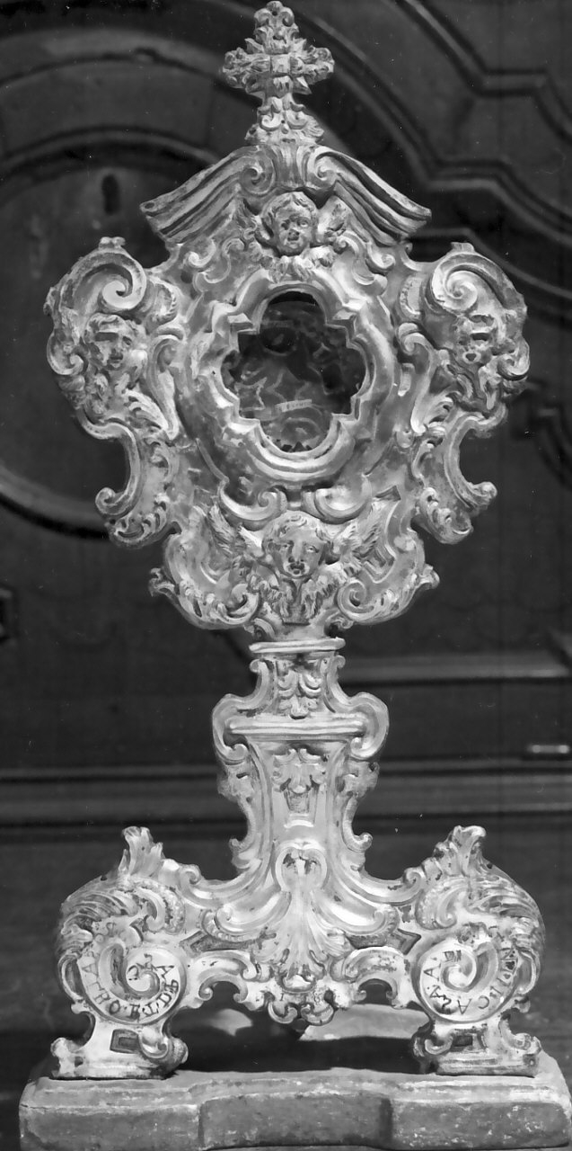 reliquiario, opera isolata - bottega napoletana (sec. XVIII)