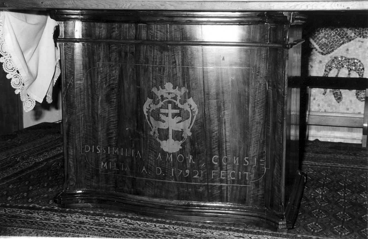 pulpito, opera isolata - bottega calabrese (sec. XVIII)