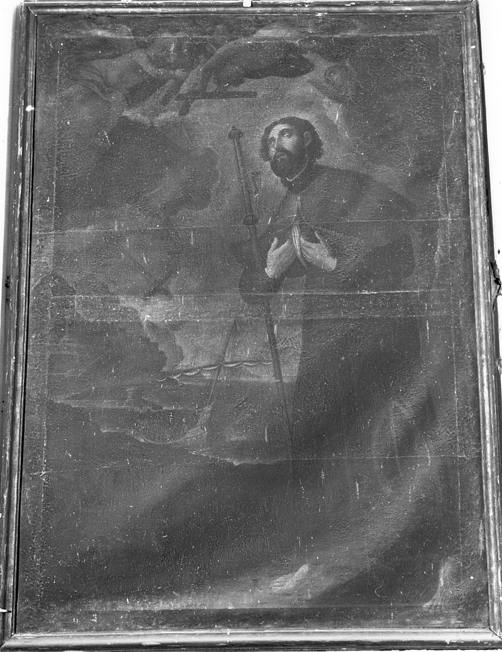 Santo gesuita (dipinto, opera isolata) - ambito Italia meridionale (prima metà sec. XVIII)