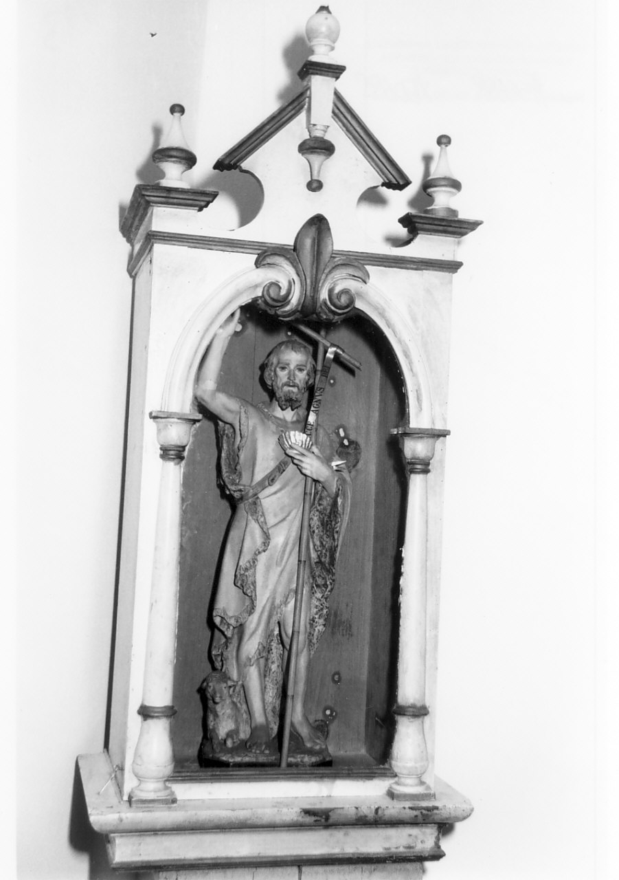 San Giovanni Battista (scultura, opera isolata) - bottega Italia meridionale (metà sec. XIX)