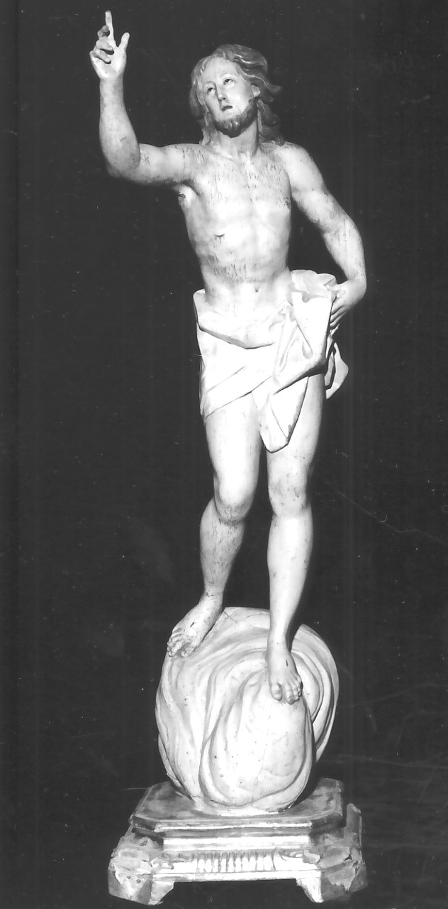 Cristo risorto (scultura, opera isolata) - bottega napoletana (sec. XIX)