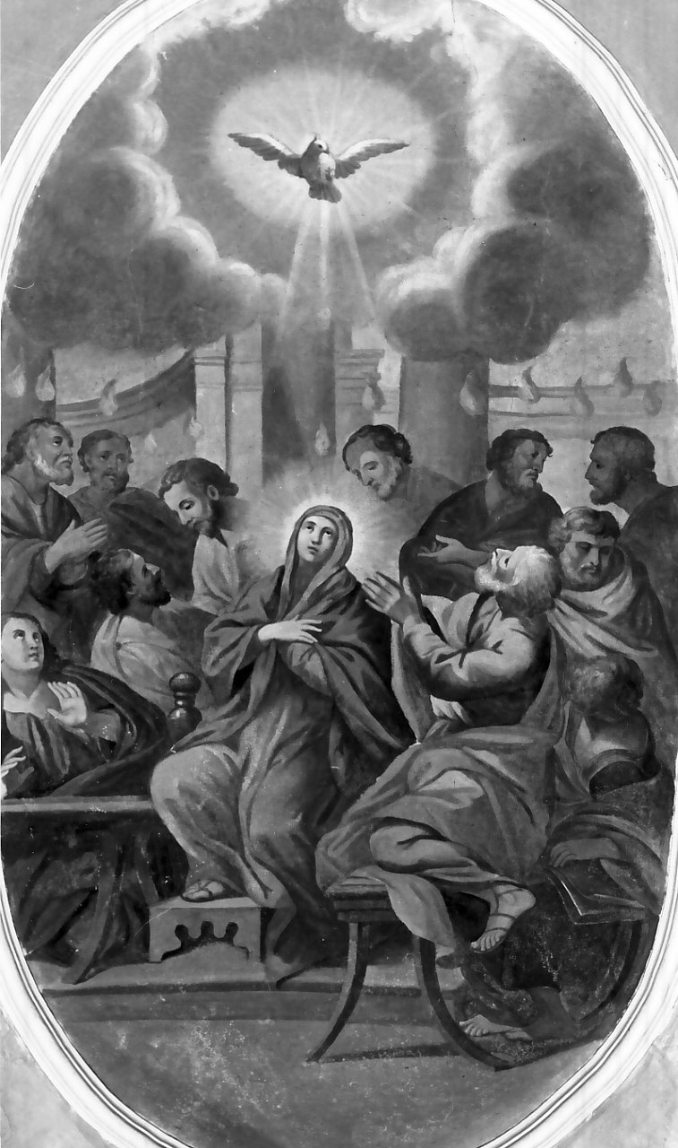 Pentecoste (dipinto, insieme) di Fiore Eduardo (sec. XVII)