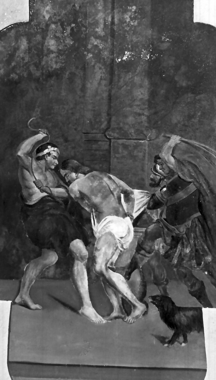 flagellazione di Cristo (dipinto, insieme) di Fiore Eduardo (sec. XVII)