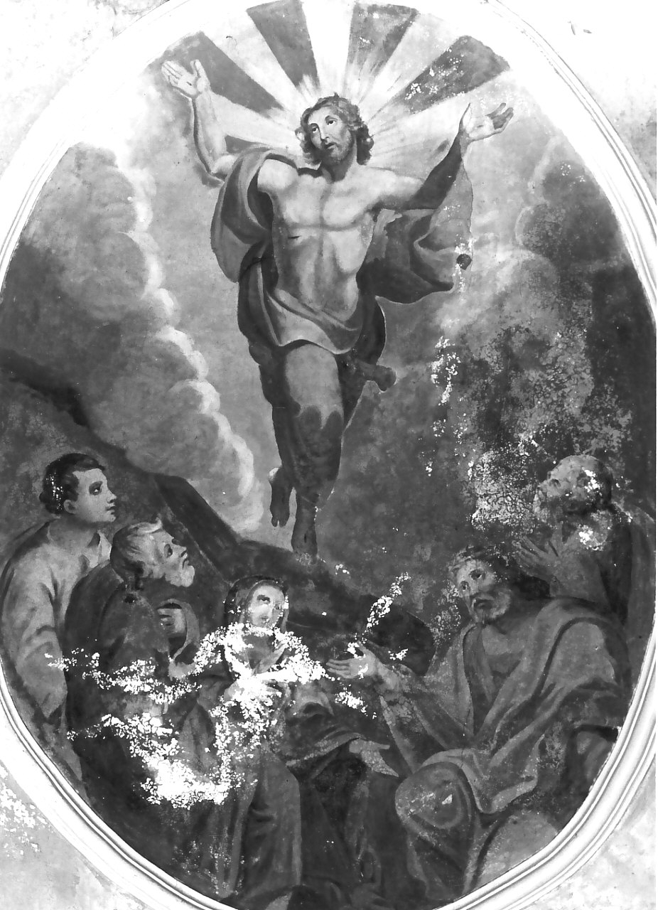 Trasfigurazione di Cristo con Profeti e Apostoli (dipinto, insieme) di Fiore Eduardo (sec. XVII)