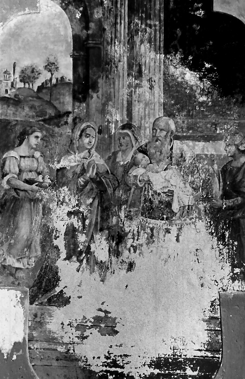 circoncisione di Gesù Bambino (dipinto, insieme) di Fiore Eduardo (sec. XVII)