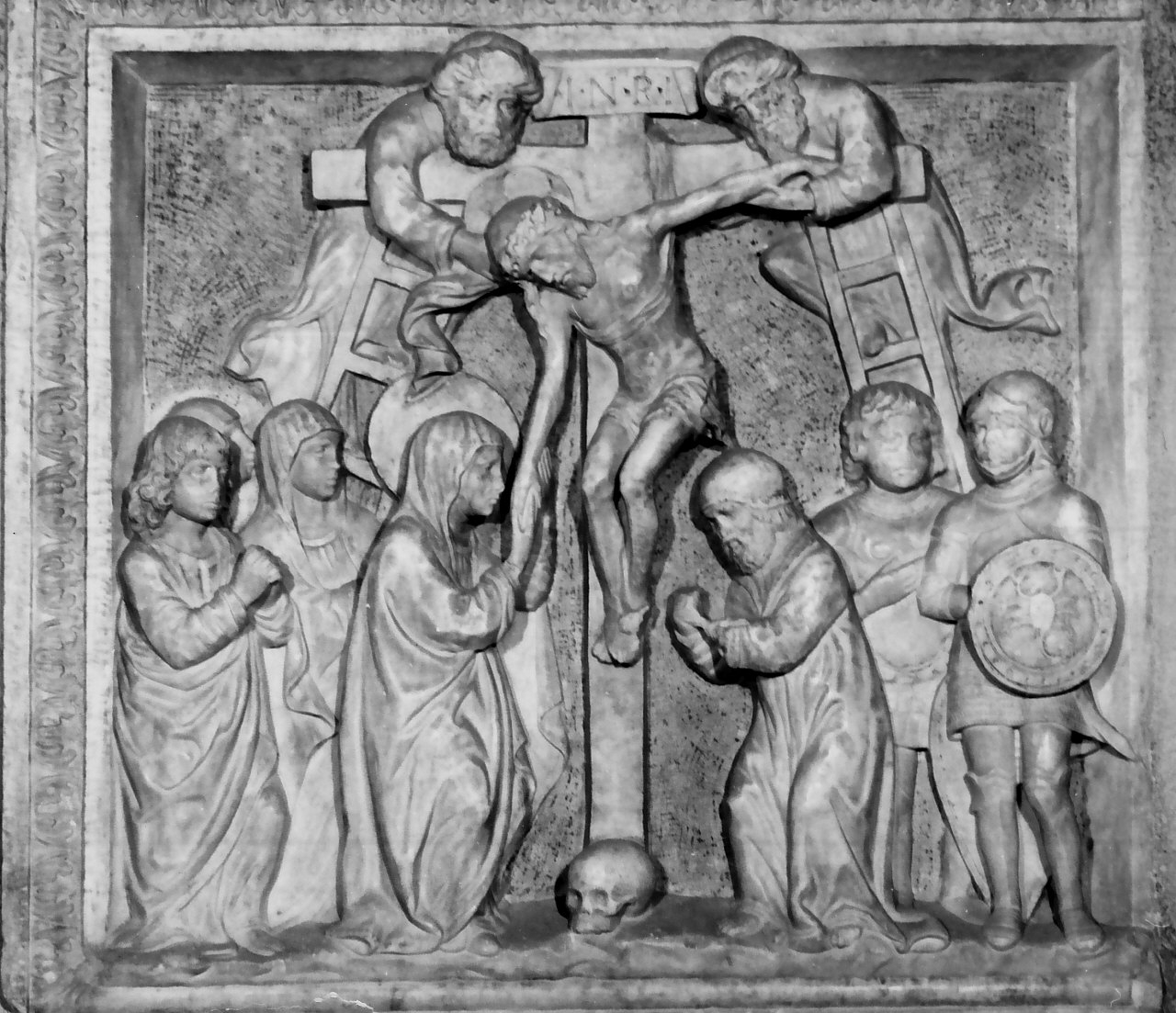 Cristo deposto dalla croce (pannello) - bottega siciliana (sec. XVI)