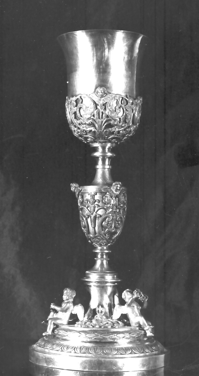 calice, opera isolata - bottega napoletana (sec. XIX, sec. XIX)