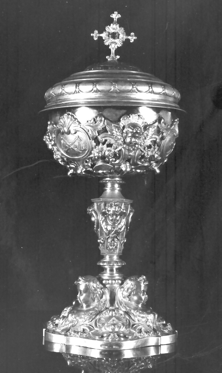 pisside, opera isolata di Bottega Catello (metà sec. XIX)