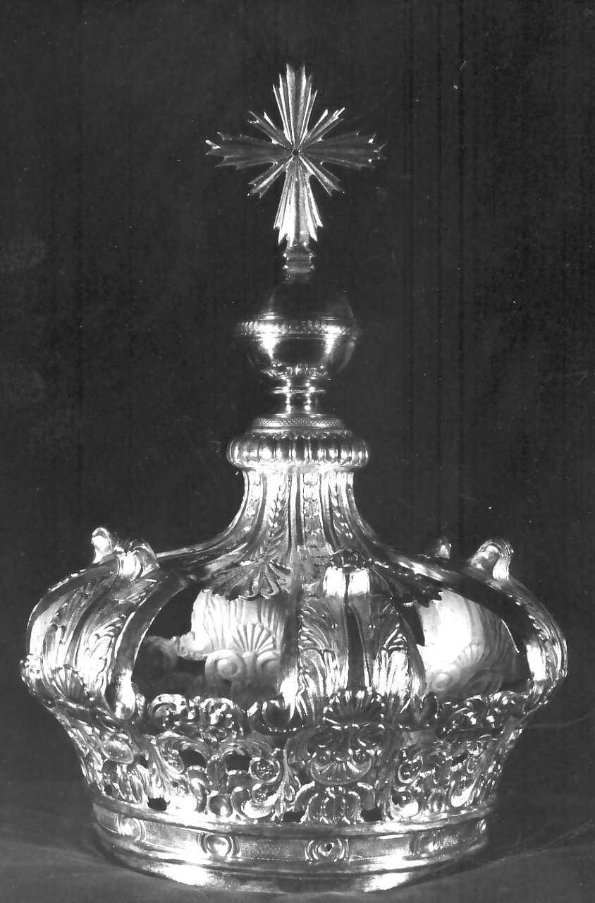 corona, opera isolata - bottega napoletana (sec. XIX, sec. XIX)