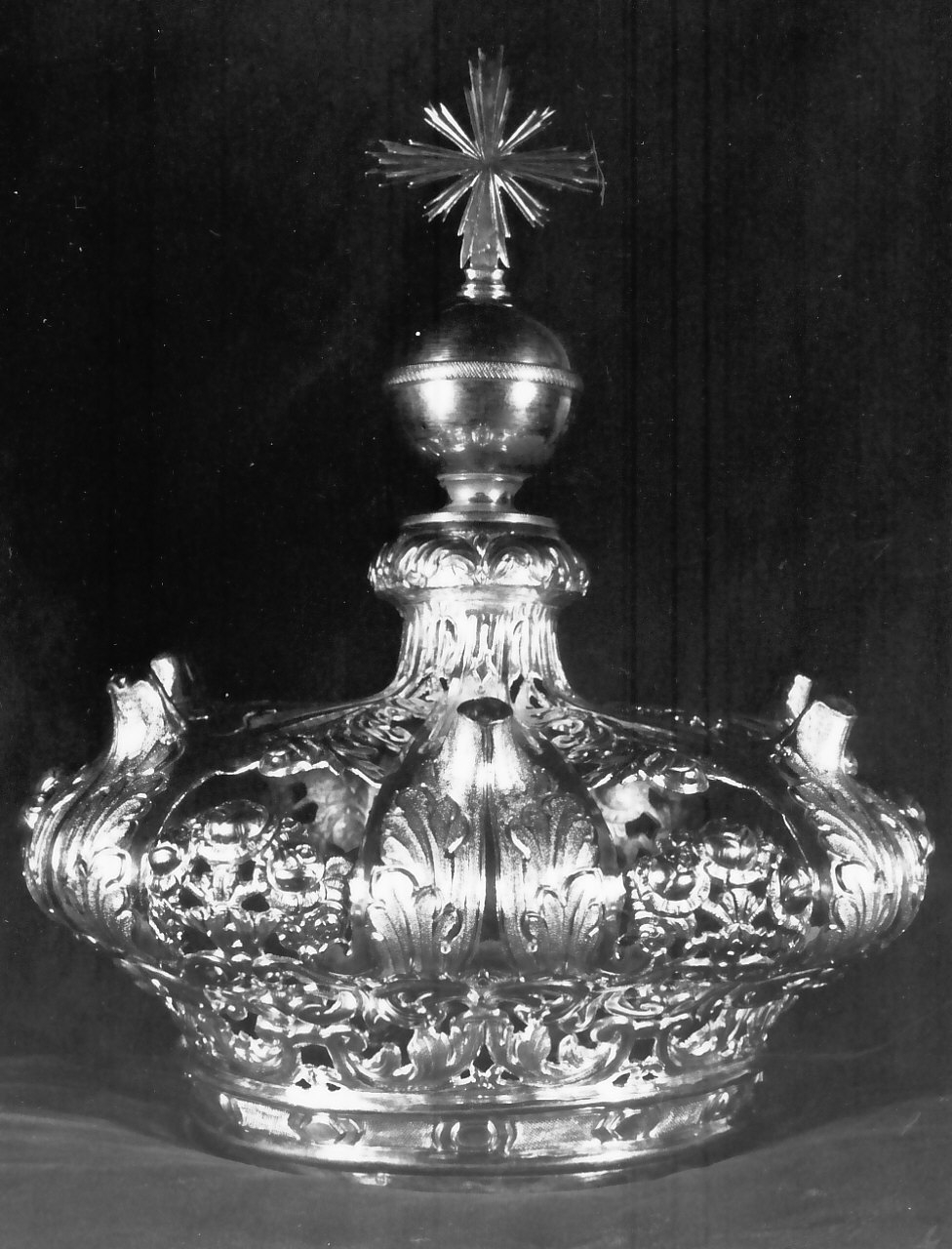 corona, opera isolata - bottega napoletana (sec. XIX, sec. XIX)