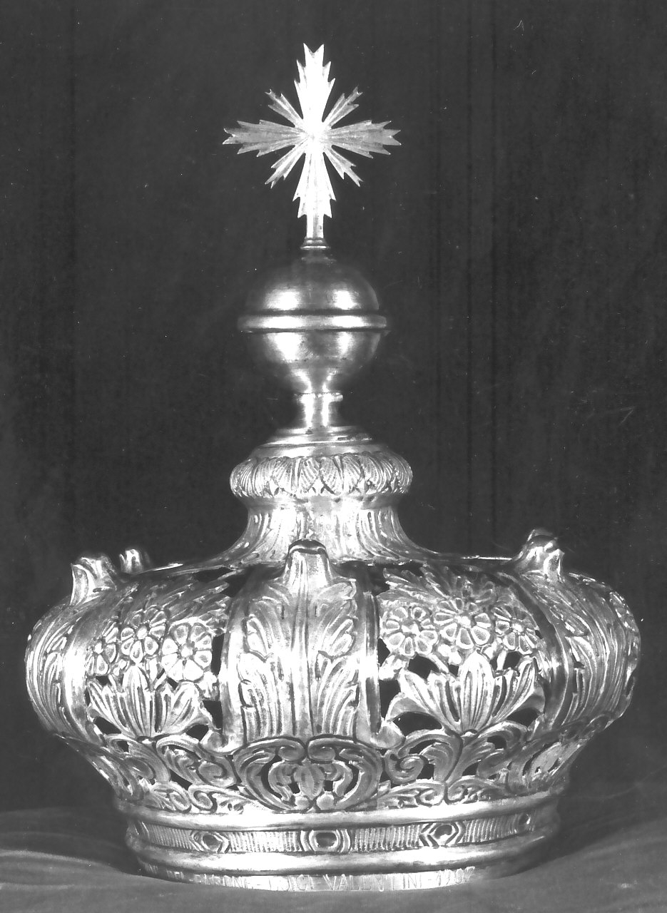 corona da statua, opera isolata di Esposito A (metà sec. XIX)