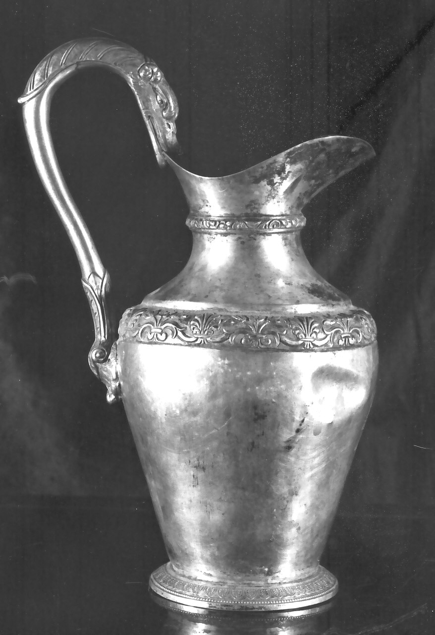 brocca, opera isolata - bottega napoletana (metà sec. XVIII)