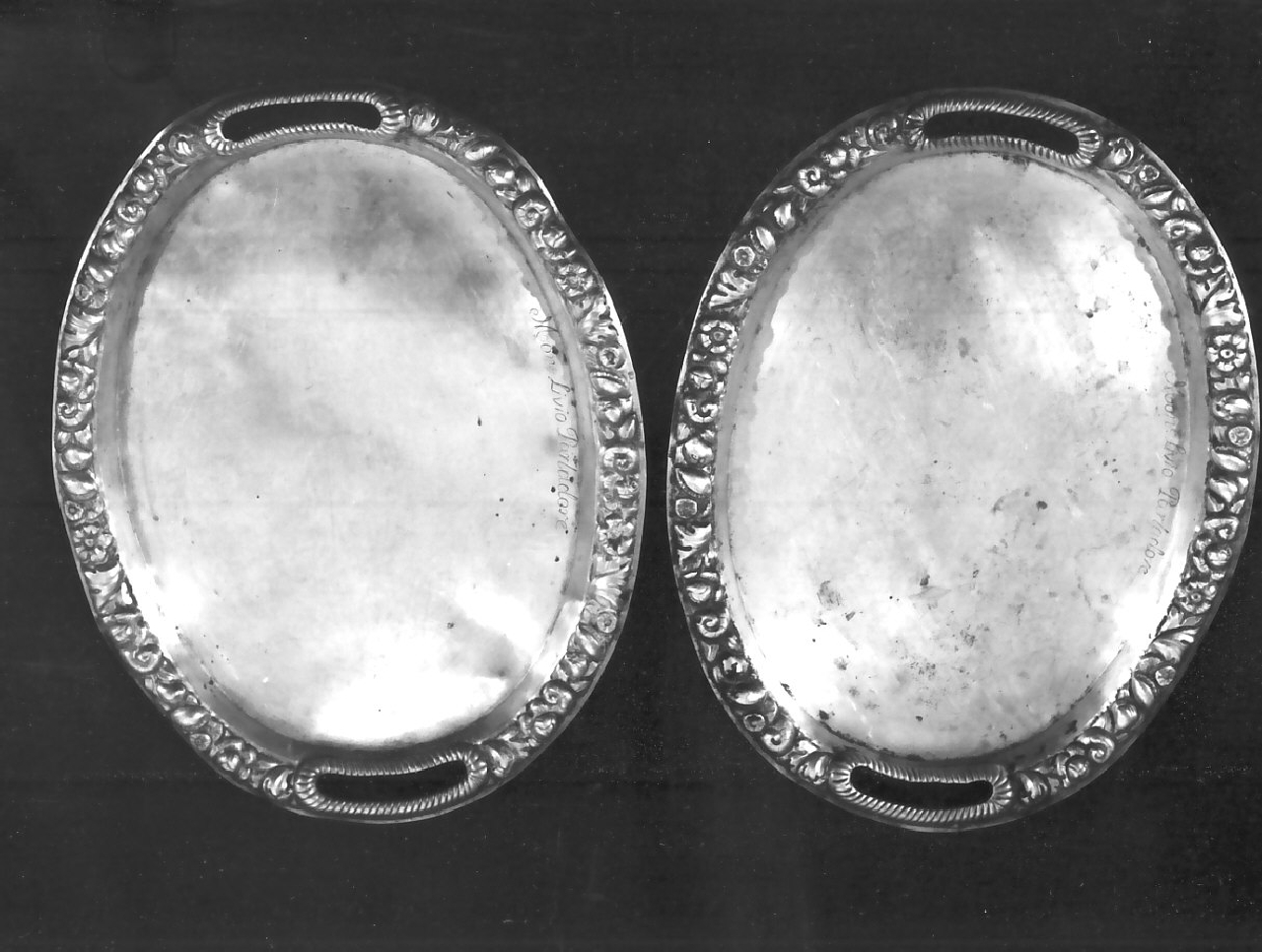 vassoio, serie di Sisino Gabriele (sec. XIX, sec. XIX)