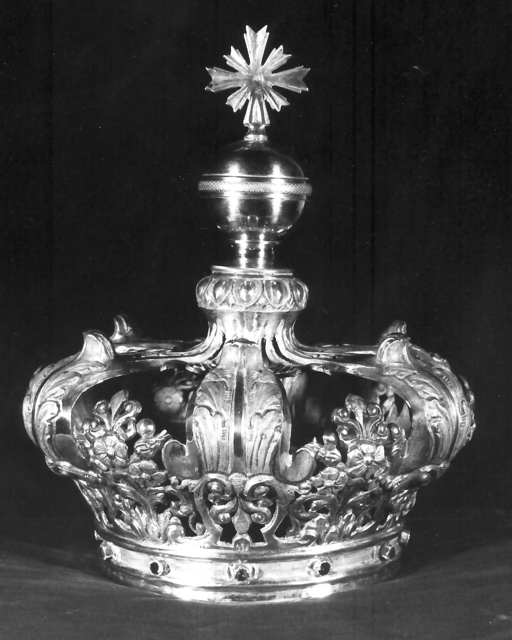 corona, opera isolata - bottega napoletana (sec. XIX, sec. XIX)