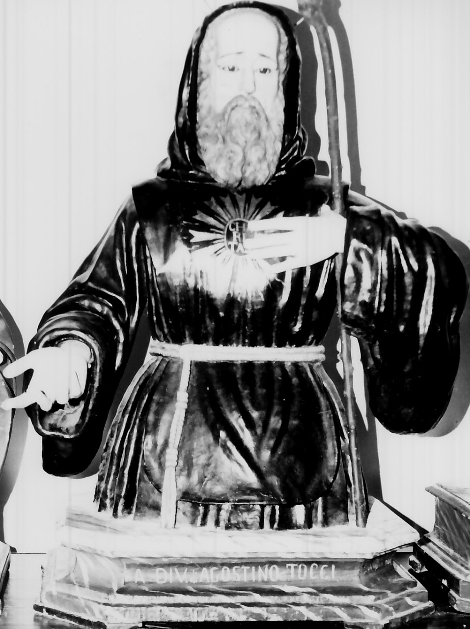 San Francesco di Paola (busto) - bottega Italia meridionale (seconda metà sec. XVII)