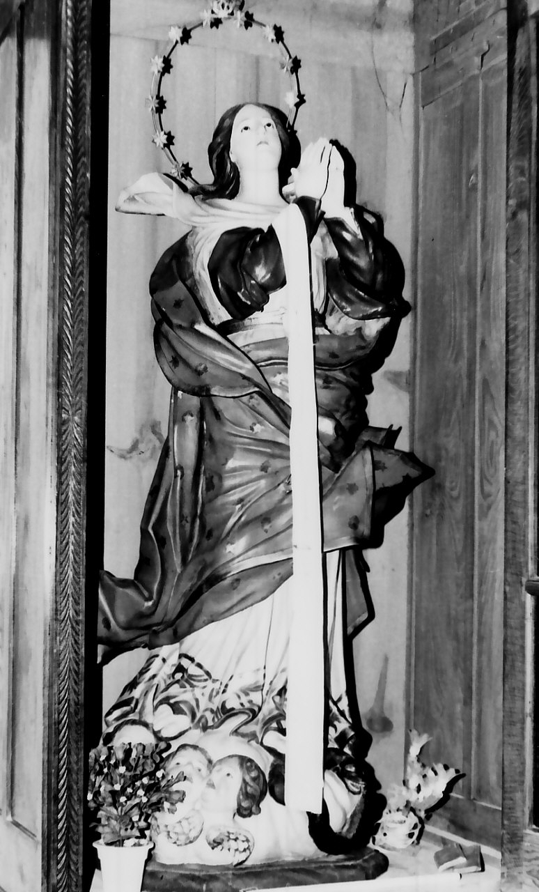 Madonna Immacolata (statua) - bottega Italia meridionale (seconda metà sec. XVIII)