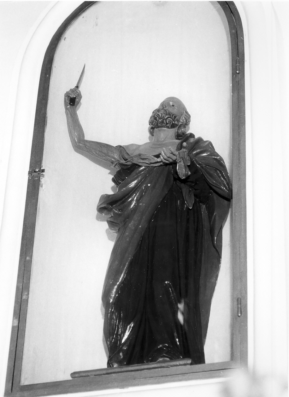 San Bartolomeo (scultura, opera isolata) - bottega Italia meridionale (fine/inizio secc. XIX/ XX)
