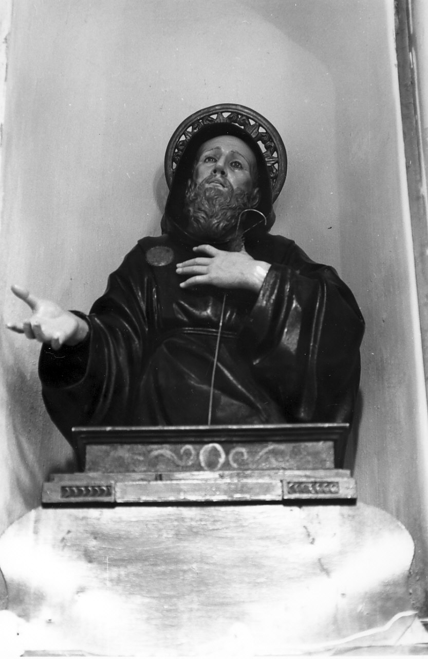 San Francesco di Paola (busto, opera isolata) - bottega Italia meridionale (prima metà sec. XVIII)