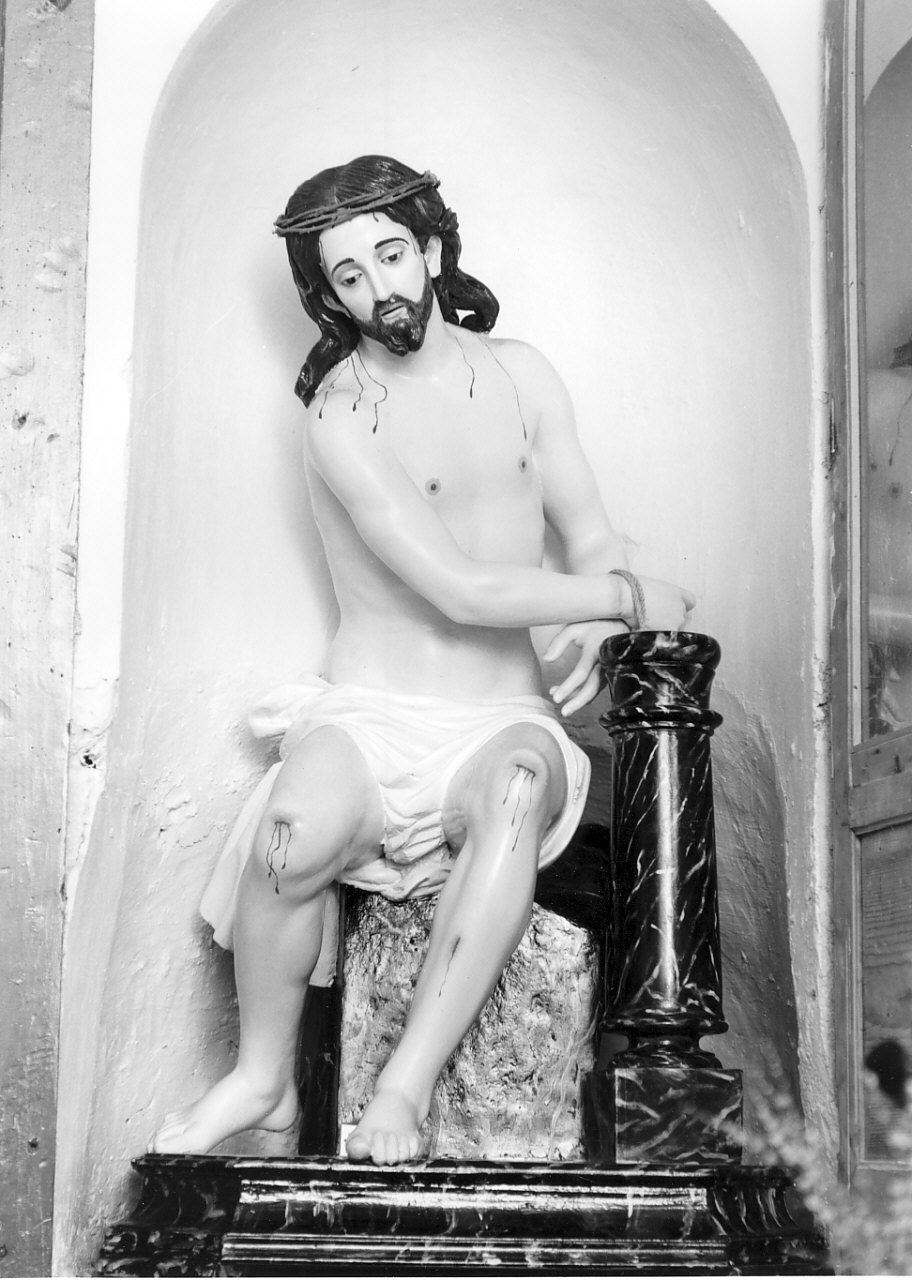 Ecce Homo (scultura, opera isolata) - bottega calabrese (seconda metà sec. XIX)