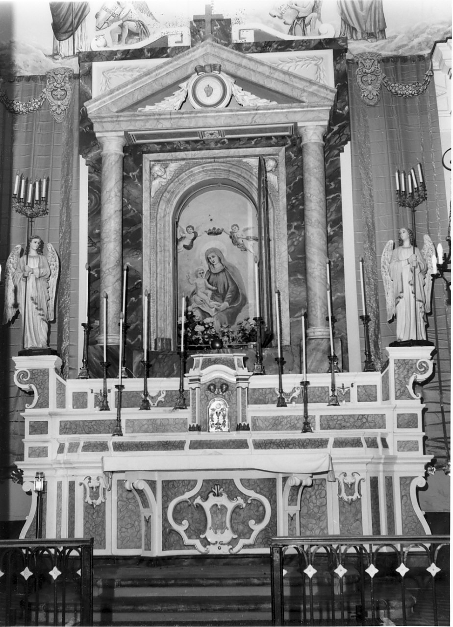 altare maggiore, insieme - bottega calabrese (inizio sec. XX)